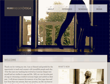 Tablet Screenshot of mimiriegeryoga.com